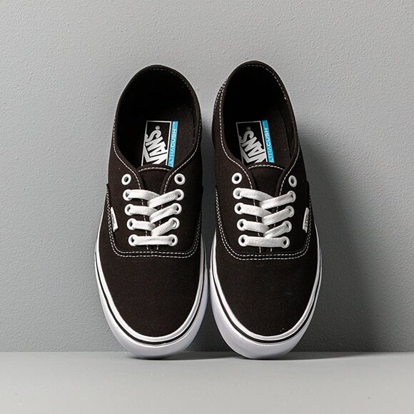 Vans Men's Authentic  Lite (Canvas) Black/White - Picture 1 of 8